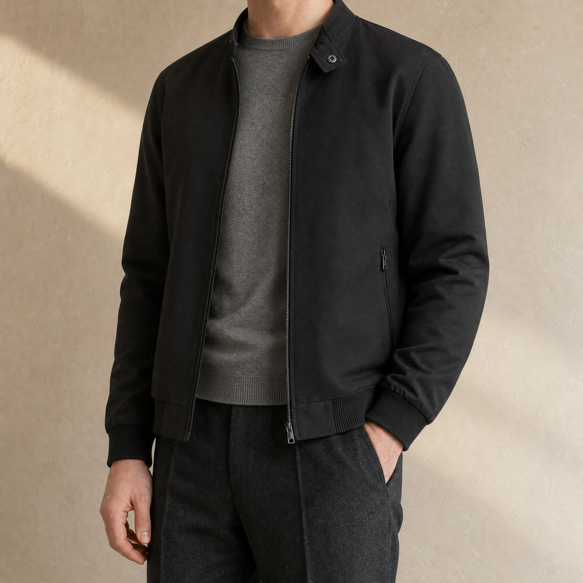 Mesa Harrington Jacket in Black