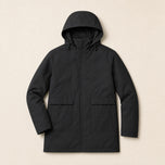 Nightfall Hooded Parka in Black