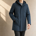 Obsidian Hooded Parka in Blue