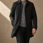 Orchard Insulated Mac Coat in Black