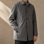 Orchard Insulated Mac Coat in Dark Gray