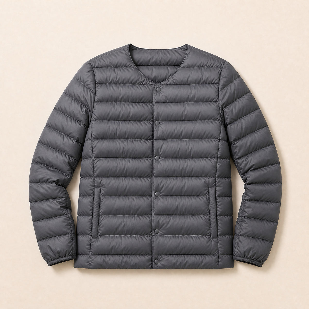 Rivulet Lightweight Puffer Jacket in Gray