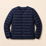 Rivulet Lightweight Puffer Jacket in Navy Blue