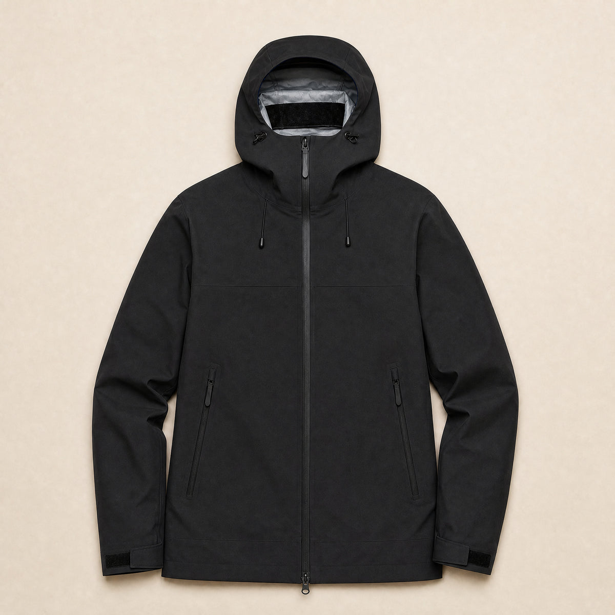 Saddle Hard-Shell Jacket in Black