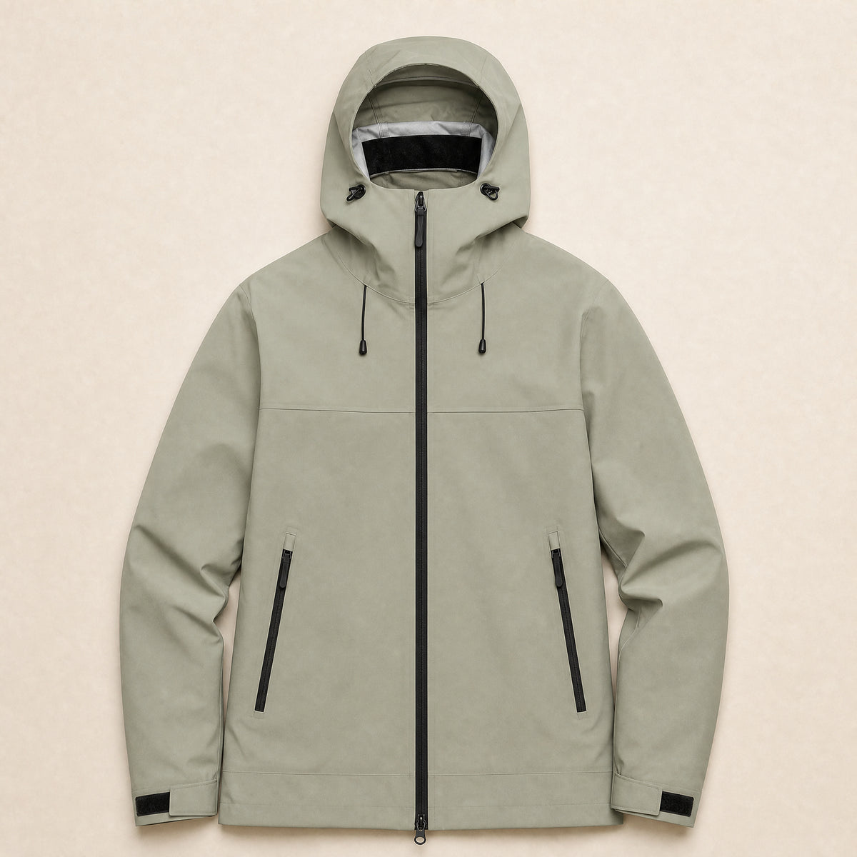 Saddle Hard-Shell Jacket in Pine Green