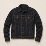 Sedge Classic Denim Jacket in Black