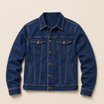 Sedge Classic Denim Jacket in Dark Blue