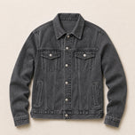 Sedge Classic Denim Jacket in Gray
