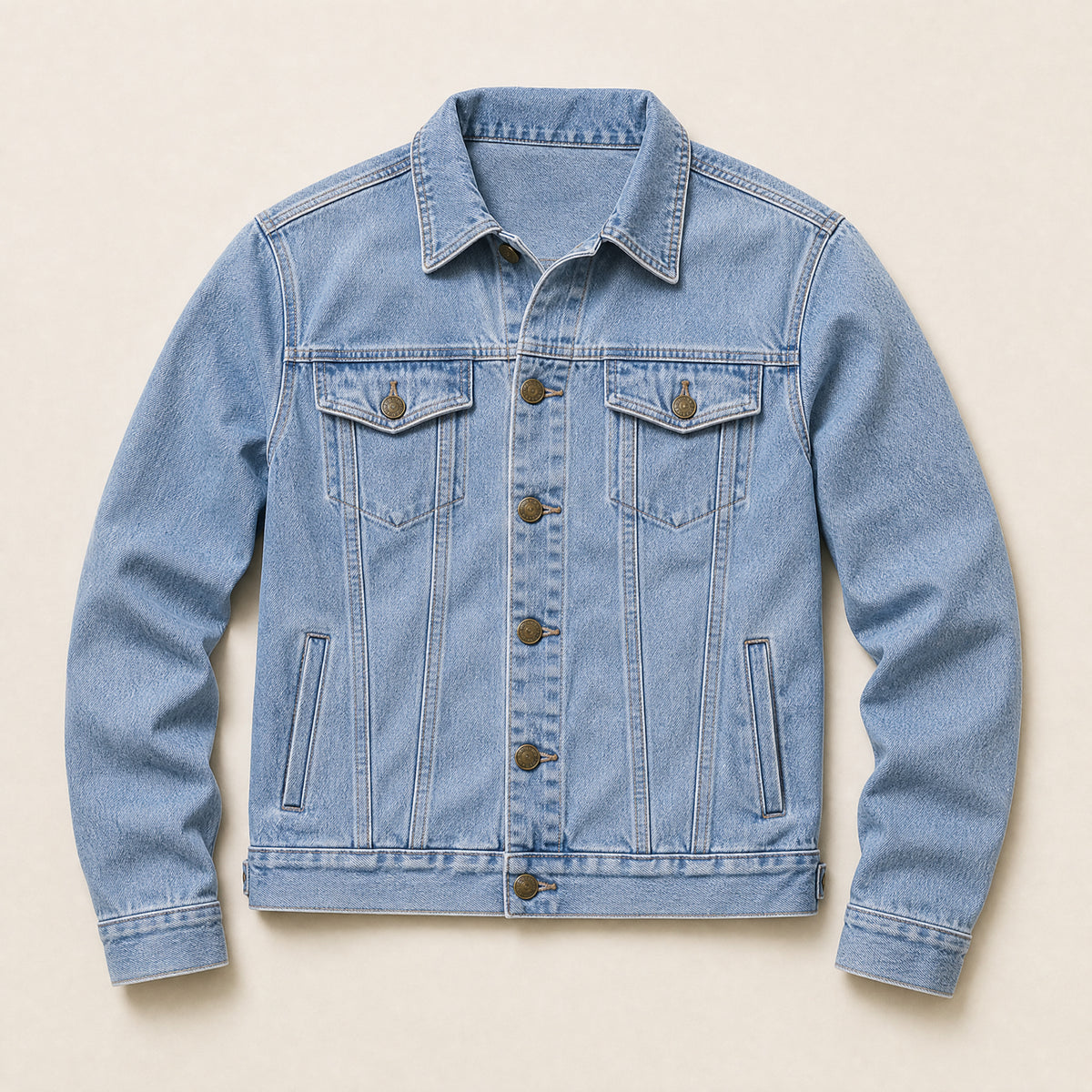 Sedge Classic Denim Jacket in Light Blue