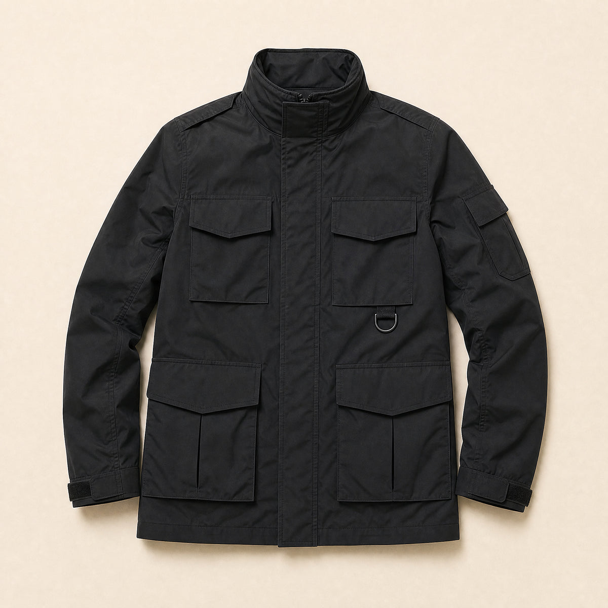 Shoreline Utility Field Jacket in Black