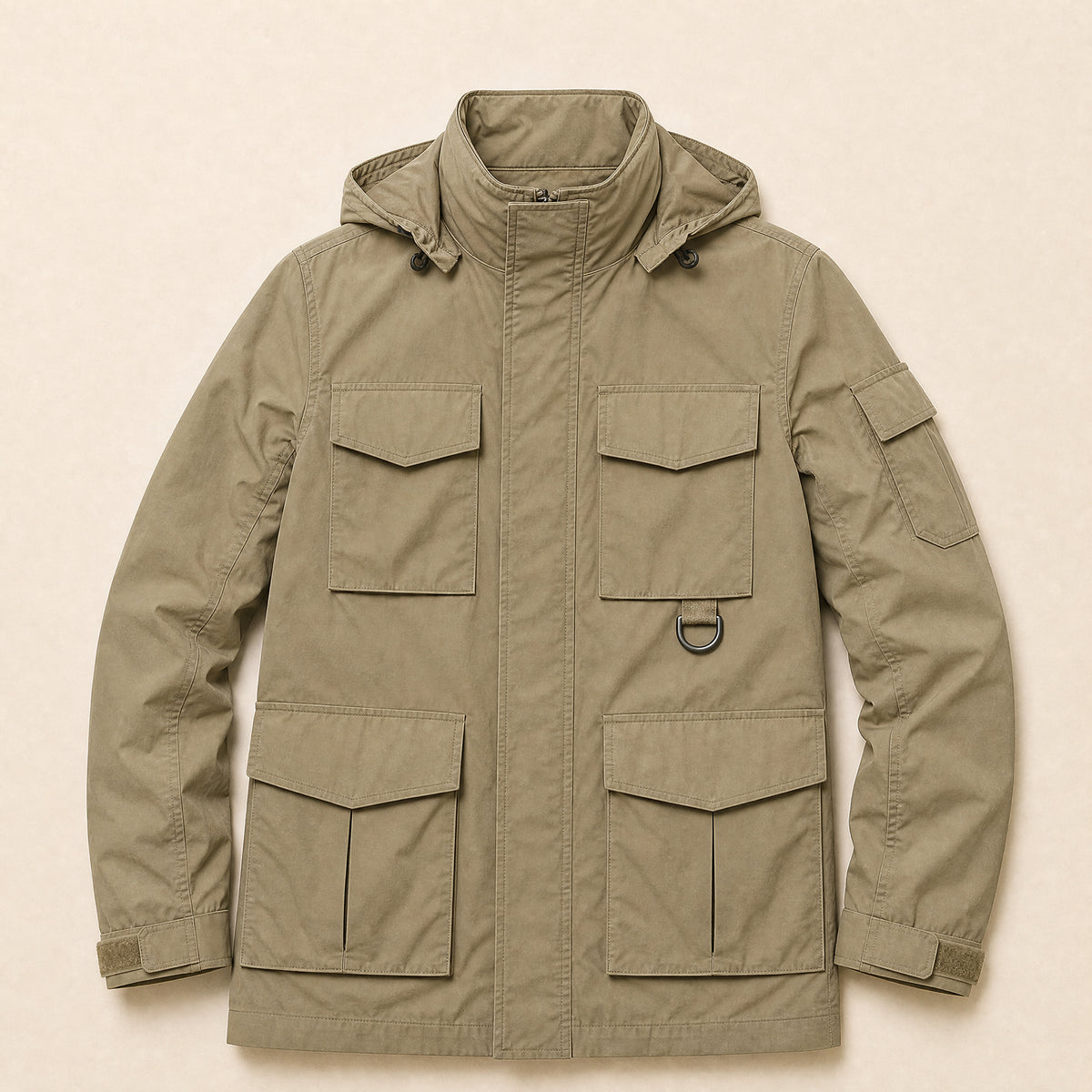 Shoreline Utility Field Jacket in Khaki