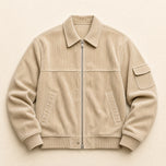 Shower Corduroy Bomber Jacket in Khaki