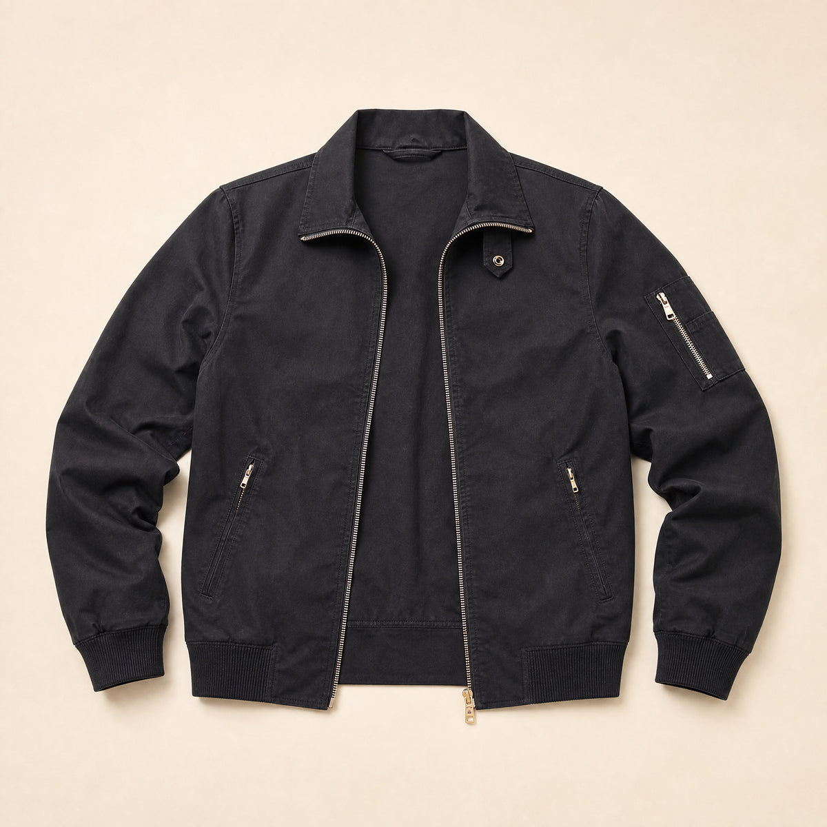 Sirocco Bomber Jacket in Black