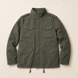 Skyline Multi-Pocket Field Jacket in Military Green