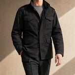 Snowline Multi-Pocket Field Jacket in Black