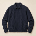 Sorrel Washed Cotton Bomber Jacket in Black/Blue