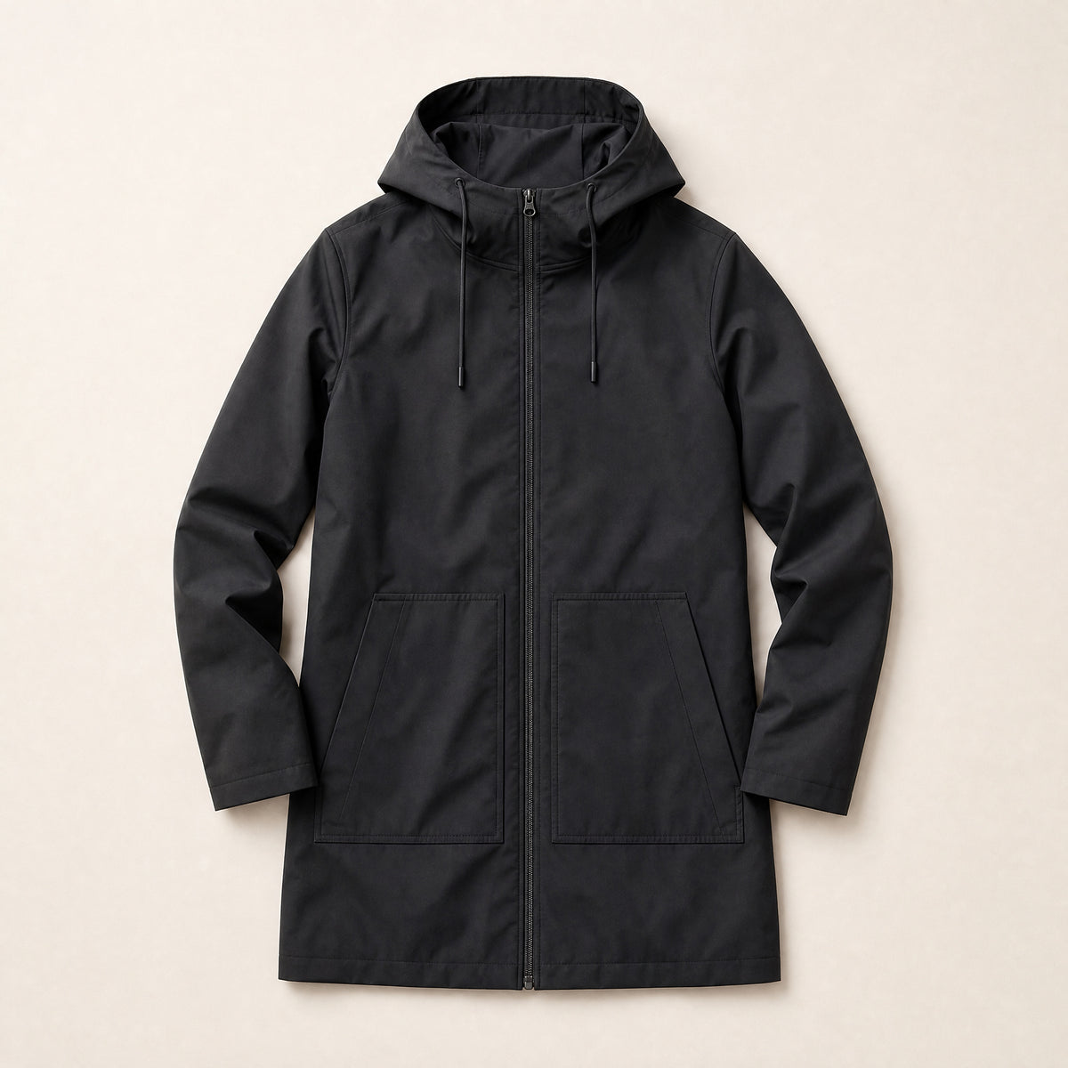 Stillwater Hooded Parka in Black