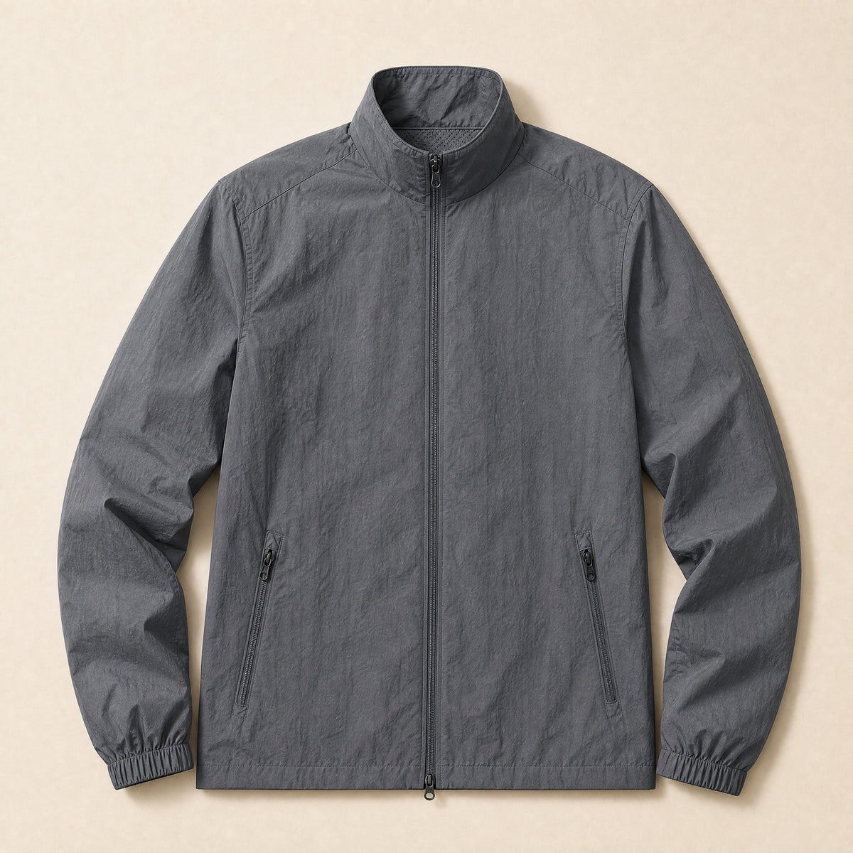 Thicket Lightweight Windbreaker Jacket in Gray