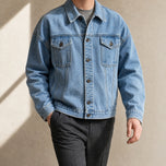 Undertow Embroidered Denim Jacket in Blue