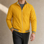 Upland Zip Bomber Jacket in Yellow