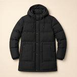 Watershed Mid-Length Puffer Jacket in Black