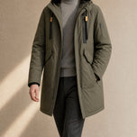 Wellspring Long Hooded Parka in Green