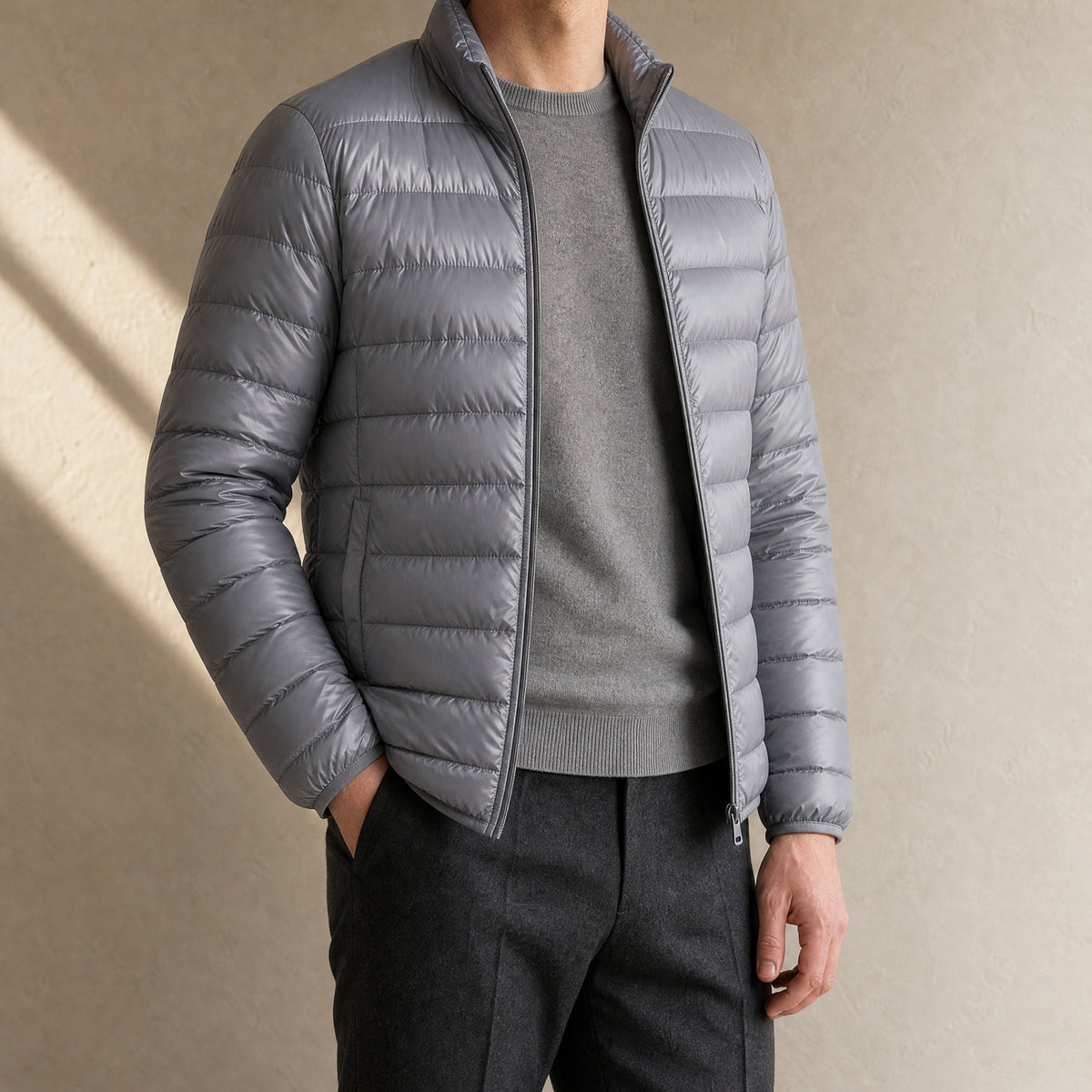 Wildwood Puffer Jacket in Gray